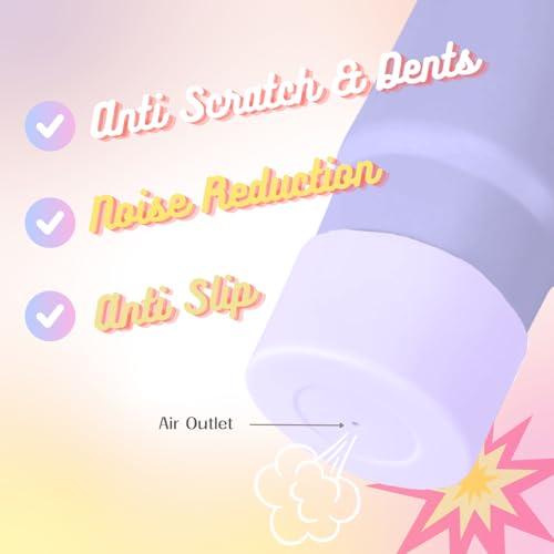 Bling Bow Straw Topper & Silicone Boot Set for Tumblers - Purple