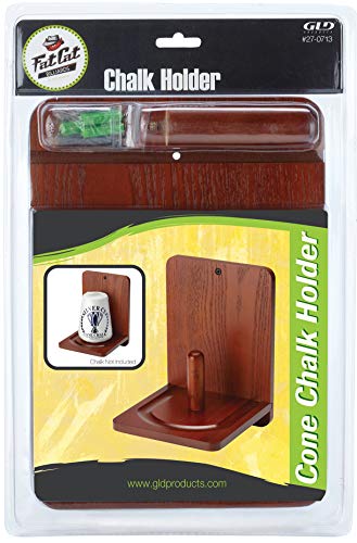 Wall Mounted Billiard Chalk Holder - Mahogany Finish