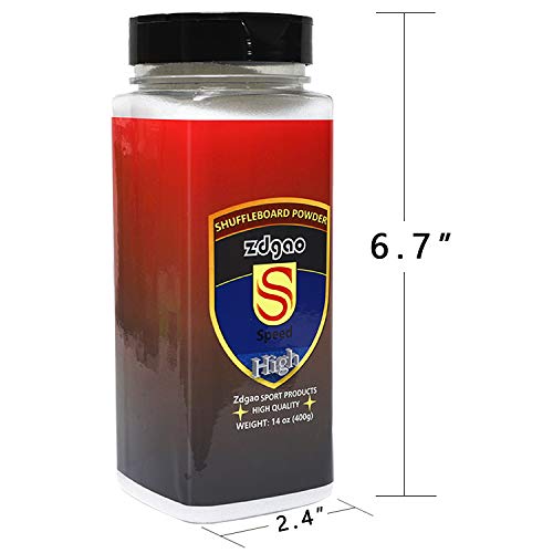 High Speed Shuffleboard Sand - 2 Cans with Mini Dustpan & Brush