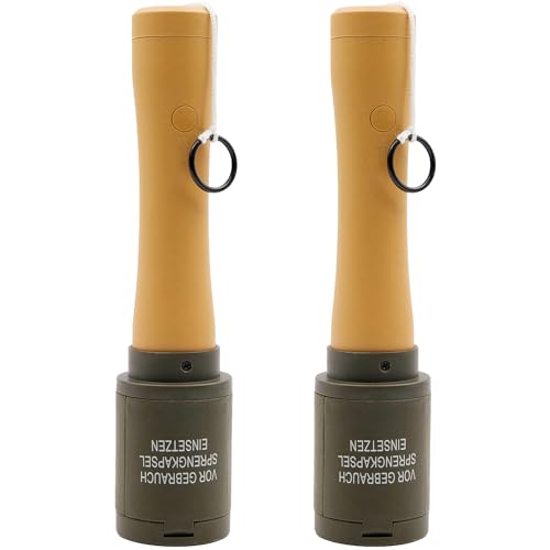 M24 Airsoft Grenades - 2PCS Tactical Toy Hand Grenades - Green