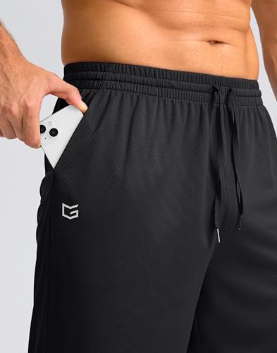 Men's Lightweight Athletic Shorts with Pockets - 9"/11" Quick Dry Gym Shorts