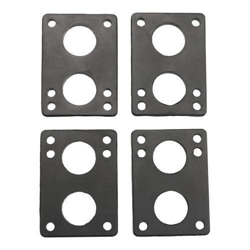 6MM Thick Rubber Skateboard Risers - Prevent Wheelbite & Shock Absorption