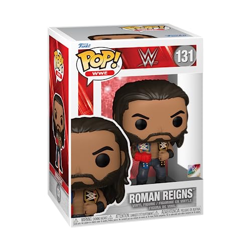 Funko Pop WWE Roman Reigns with Belts Collectible Vinyl Figure - 4 Inches