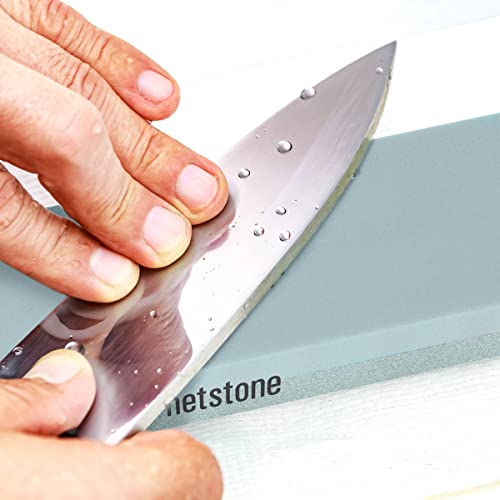 Whetstone Cutlery Dual-Sided 400/1000 Grit Wet Stone Knife Sharpening Stone 1-Pack