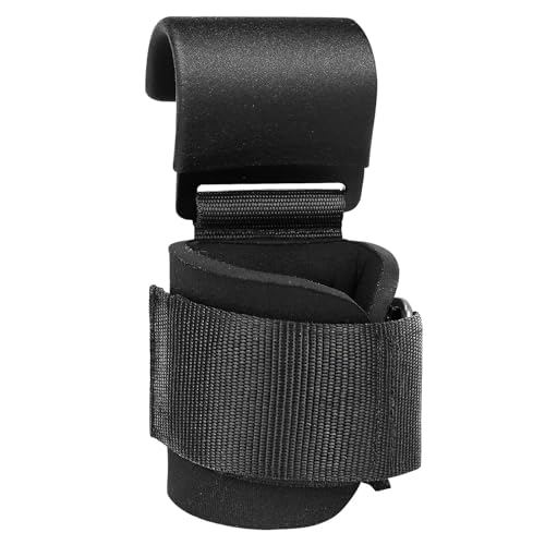 Heavy Duty Weight Lifting Hooks - Adjustable Wrist Supports for Deadlifts & Pull-Ups