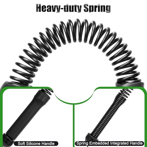 Cordless Battle Rope for Home Gym - 2PCS Weighted Ropes, Black