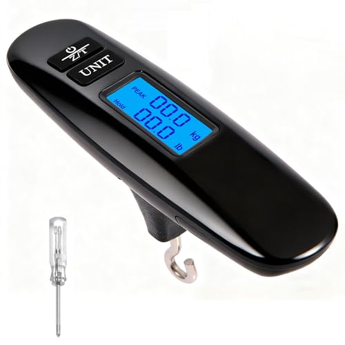 AHOSOUTLY Black 110LB/50KG Digital Bow Scale Recurve & Compound Archery Tuning Scale