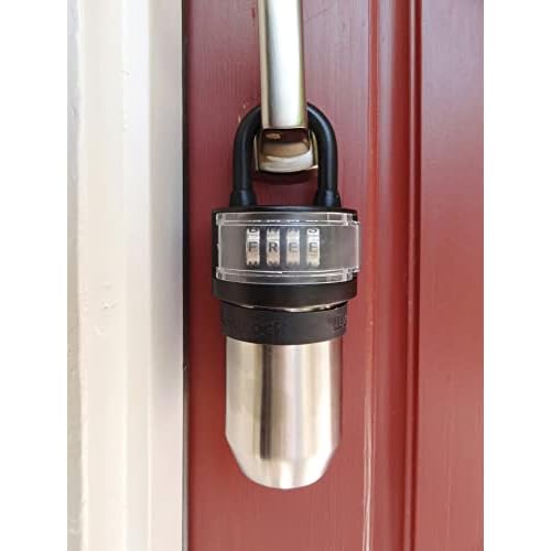 WordLock Key lock box ? large capacity Secure Realtor Storage Lockbox with 4 Letter Word combination - Indoor / Outdoor Use for surfers, beach and sports