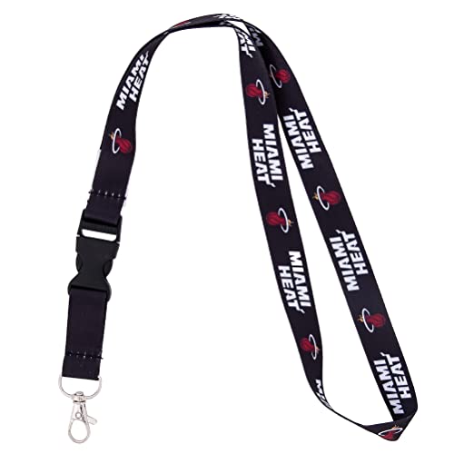 NBA Miami Heat Lanyard with Snap Buckle - Desert Cactus Sports Accessory