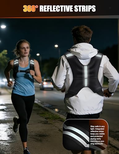Weighted Vest for Men, Women & Kids - 12 lbs Black - Adjustable for Running, Training, Walking