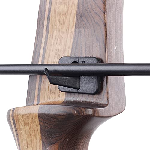 6pcs Black Plastic Arrow Rest for Left Hand Recurve Bow