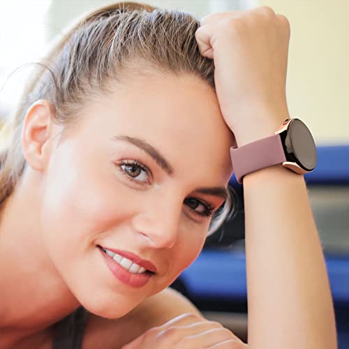 Amazfit Active 2 / Active Watch Bands - Soft Silicone - Smoke Violet + Milk Tea + Starlight
