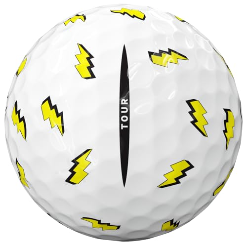 Vice Tour Limited Edition Golf Balls - Zap Design, 3-Piece Performance