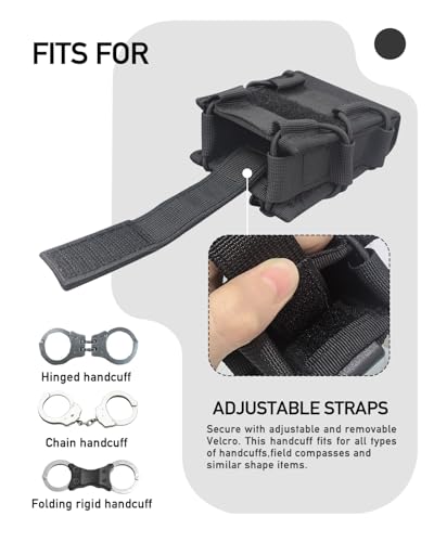 Open Top Handcuff Holster for MOLLE & Duty Belt - Variation 1