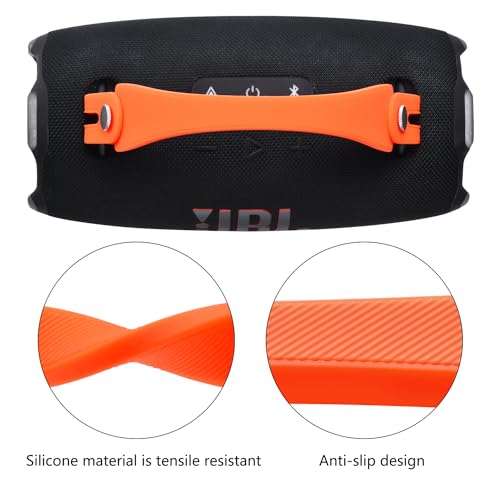 Silicone Handle Strap for JBL Xtreme 5/4/3/2 Speaker - Orange