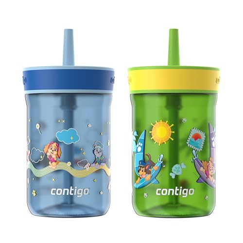 Paw Patrol Color Changing 14oz Kids Tumblers - 2 Pack, Spill-Proof Straw
