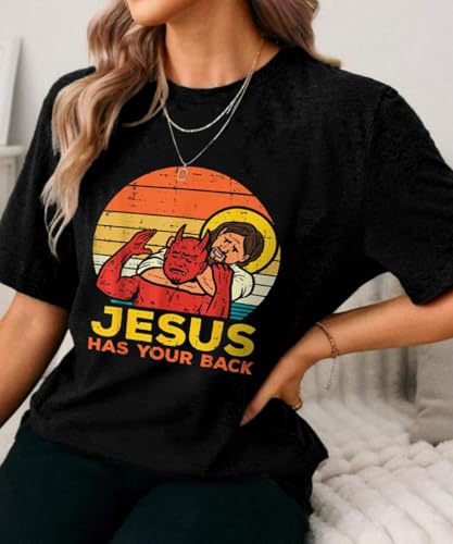Christian Graphic Tee with Bible Verse - Women's T-Shirt