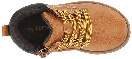 Carter's Unisex Toddler Roy Boots - 6 Tan High-Top Shoes for Kids