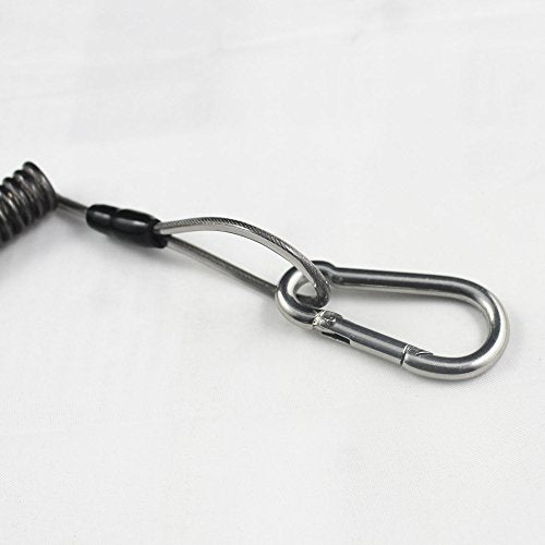 Stainless Steel Fishing Pliers with Retractable Lanyard - 2 Pack