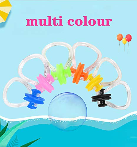 18 Pcs Silicone Swimming Nose Clips - Waterproof Nose Plugs for Kids & Adults