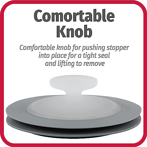 Universal Kitchen Sink Stopper - Flexible Rubber Drain Plug
