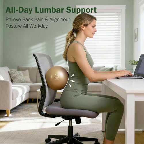 9-Inch Mini Pilates Ball - Anti-Burst Exercise Ball - Rose Gold