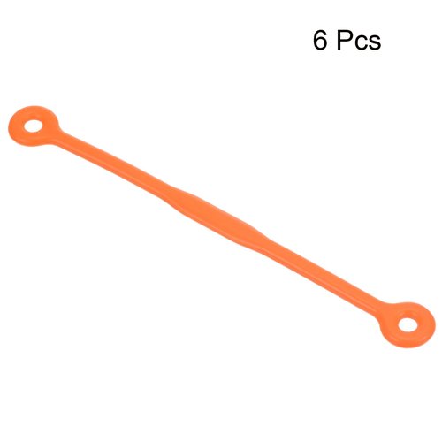 PATIKIL Tennis Dampener, 6 Pack Silicone Vibration Shock Absorber Racquet String Damping, Orange