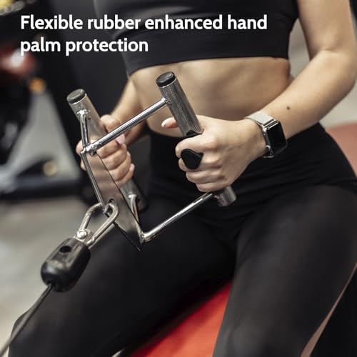 Weight Lifting Grips - Anti-Slip Fingerless Palm Protector - Black