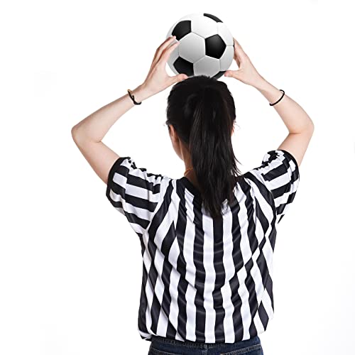 Referee Shirt for Men and Women - Black and White Stripe Umpire Jersey