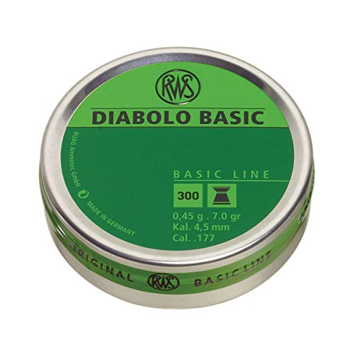 RWS Diabolo Flat-Nose Pellets - 300 Count, One Size