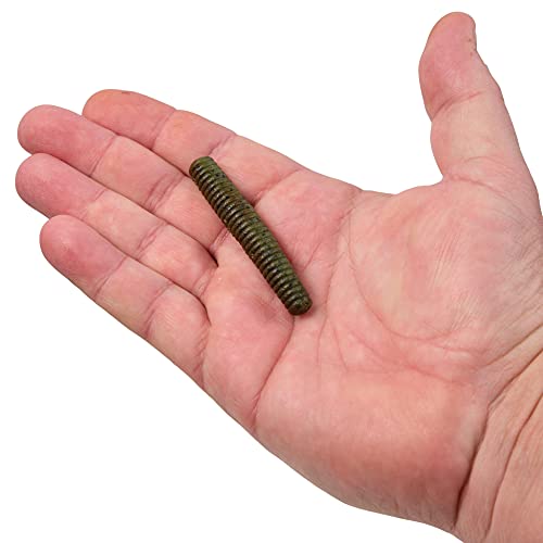 PowerBait MaxScent Lil' General Stick Bait - Green Pumpkin/Watermelon 2.75"