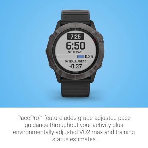 Garmin Fenix 6S Pro Multisport GPS Watch - Black (Renewed)