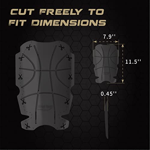 Hmyl Easy 1 Pair Breathable Knee Pad Inserts for Work Pants 11.5''×7.9''×0.45''
