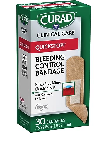 Flexible Fabric Bandages with Bleeding Control Technology - 30 Count