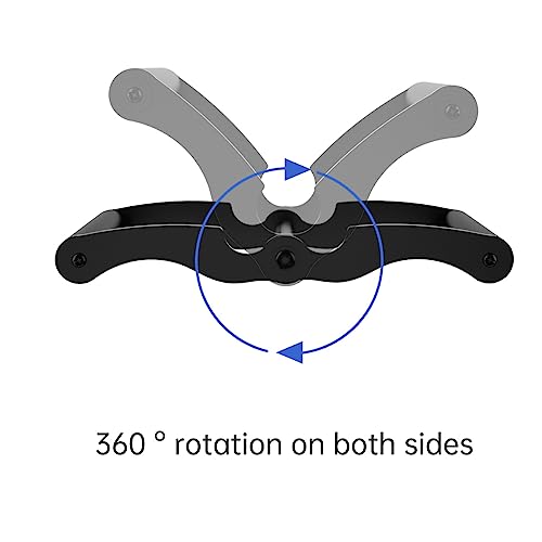 Landmine Handle Attachment for Barbell - V Bar, Black