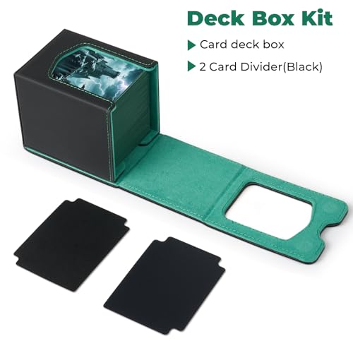 Magnetic Trading Card Storage Box - Fits 100 Double-Sleeved Cards