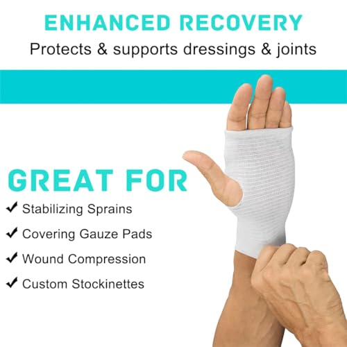 Elasticated Tubular Bandage 5CM x 5M - Washable Support for Limbs