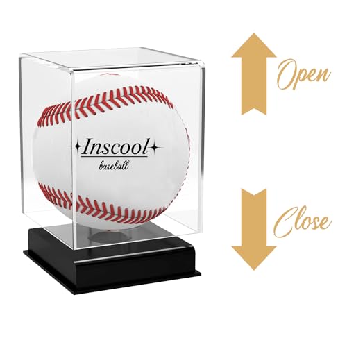 Acrylic Baseball Display Case - UV Protected Clear Holder