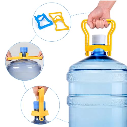 5 Gallon Water Bottle Carrier with Handle - Yellow