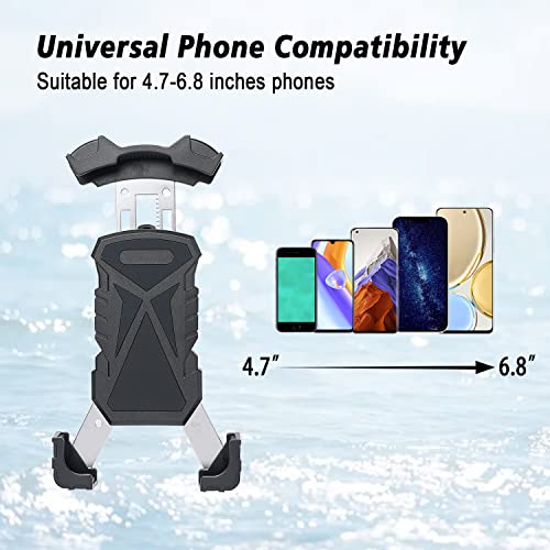 Adjustable Golf Cart Phone Holder - 360° Rotatable Cell Phone Mount for Golf Cart & Bicycles