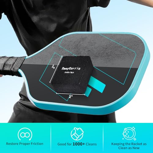 Pickleball Paddle Eraser & Cleaner - Seamless Mold Design