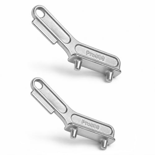 ProSSS Marine-Grade 316 Stainless Steel Boat Gas Cap Key Set - Variation 2, 2 Pack