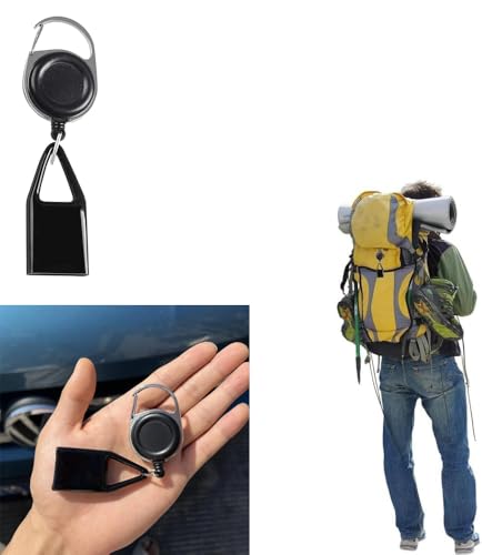 Retractable Lighter Clip Set - 2Pcs Anti-Lost Belt Leash