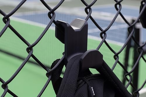 Heavy-Duty Chain Link Fence Hook with Paracord Lanyard for Sports Bags