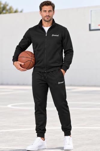 Men's 2-Piece Tracksuits Sweatsuits Jogging Sets for Men - Brimisal