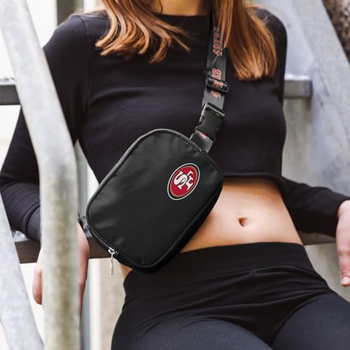 San Francisco 49ers Crossbody Belt Bag - Team Wordmark Design