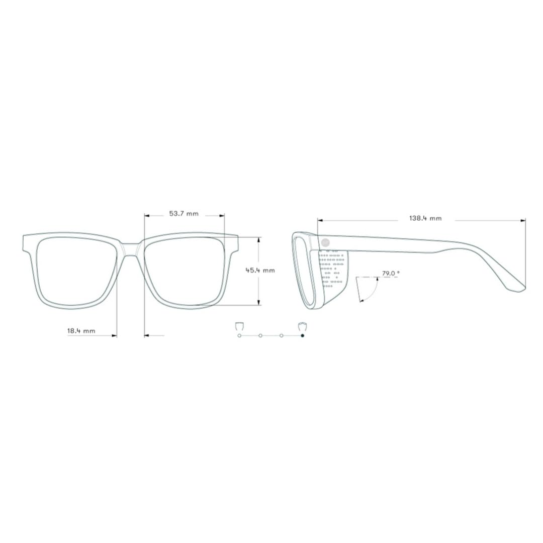 Sunski Couloir - Polarized Recycled Alpine Sunglasses (Matte Mist Amber)