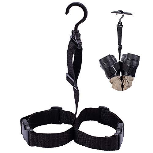 Fishing Wader Boot Hanger with Adjustable Strap for Drying