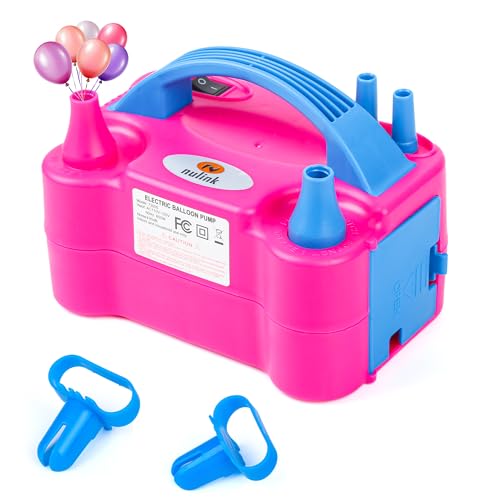 Electric Balloon Pump - Portable Dual Nozzle Inflator for Parties