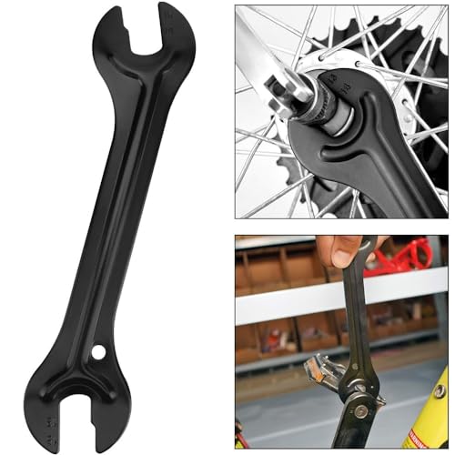Bicycle Hub Cone Wrench Set - 2 Pieces, 13-16mm Carbon Steel
